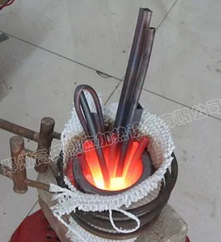 30kw高频感应加热设备可以熔炼1公斤的铁