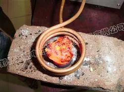 高频感应加热机对梅花钻头进行焊接热处理